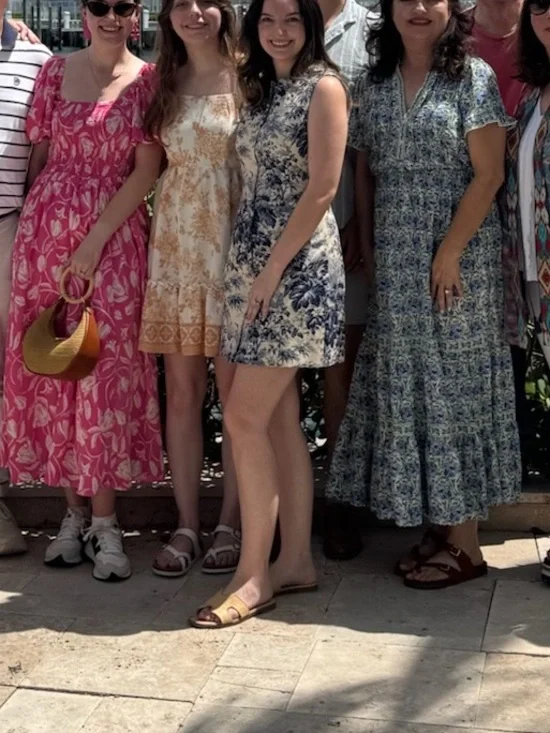 Tuckernuck Navy Toile Maison Dress - Sz 2 - Picture 6 of 6